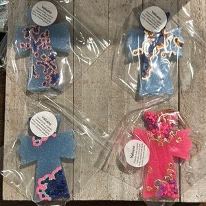 Colorful Cross-Shaped Car Freshies